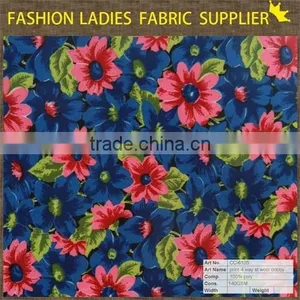 100%poly Rayon Print Fabric Digital Print Fabrics Rayon Challis Fabric thumbnail-2