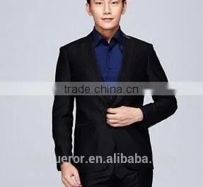 2015 Popular Black Business Slim Fit Suits BSPS0098 thumbnail-1