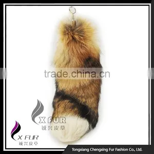 CX-R-31 Chinese Manufacturer Fox Fur Tail KeyChain thumbnail-4