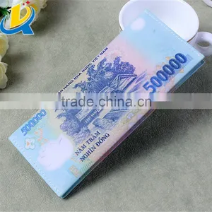 Banknotes Shaped Rectangle Portable Wholesale PU Novelty Wallets thumbnail-2