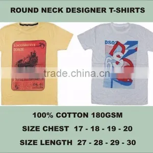 Printed Cotton T-Shirts Low Price Round Neck thumbnail-1