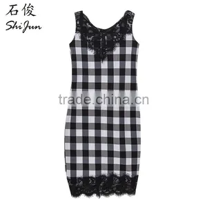 ShiJ In Stock! Lace Girls Dress Smocked Children Clothing Wholesale thumbnail-1