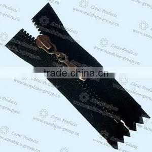 5# Metal Zipper With Open End Invisible Zipper thumbnail-1
