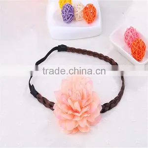 Hawaii Flowers Wig Hairband Wreath Hair Hoop Beach Bohemian Hairpin Fashion thumbnail-5