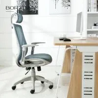 High Quality Ergonomic Mesh Office Chairs With Headrest thumbnail-1