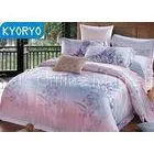 Bamboo Carton Fiber Bedding Sets of Pillow Case and Quilt Cover and Fitted Sheet thumbnail-1