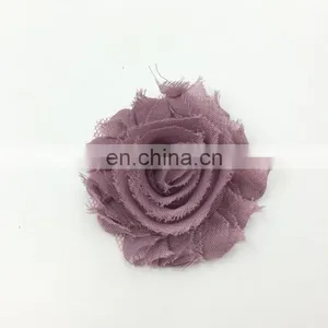2Inch Solid Shabby Chiffon Flower Frayed Shabby Chic Flowers,shabby Rose Trim,lovely Rosette Chiffon Shabby Flowers thumbnail-1