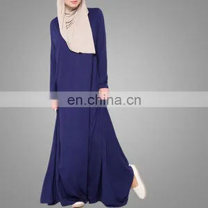 High Quality Farasha Kaftan Jilbab Jalabiyah Islamic Abaya Designer Brands Maxi Woman Abaya Cotton Fabric Muslimah Dress thumbnail-2