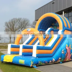 HI Great Quality Pvc Tarpaulin Inflatable Stair Slide Toys, Playground Giant Adult Inflatable Slide thumbnail-5