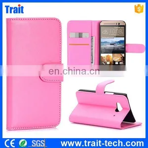 Low MOQ Mobile Phone Case Magnetic Flip Stand Case for HTC One Me thumbnail-1