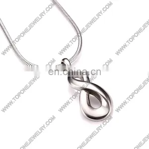 Cheap Wholesale Stainless Steel Infinity Women's Charms Necklaces Wedding Jewelry Gifts thumbnail-2