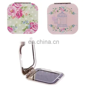 Resin Epoxy Type Double Sided Resin Square Wholesale Quality Compact Mirror Supplier thumbnail-2