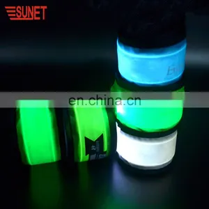 China Custom Glow Reflective Slap Band thumbnail-3