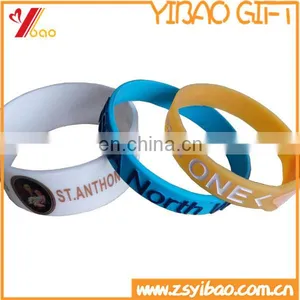 Wholesale Bulk Buy From China Cheap Custom Colorful Silicone Bracelet for Christmas Gift thumbnail-4