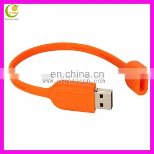 Promotional Silicone Band Rubber Wristband 2GB 4GB 8GB USB Stick Memory thumbnail-1