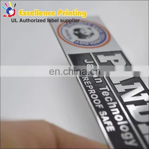 Customized Electronic Label Adhesive Logo Metal Craft Badge thumbnail-4