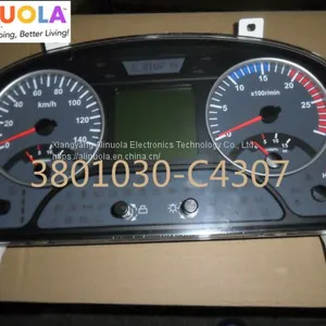 Dongfeng Tianlong Instrument Cluster 3801030-C4307 Auto Meter thumbnail-1