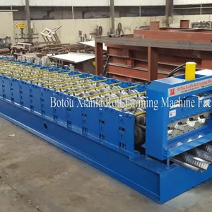 Floor Decking Sheet Roll Forming Machine thumbnail-1
