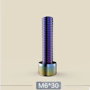 Spirit Beast Motorcycle Modified Stainless Steel Screws Decorative Screws SHCS Colorful Plating CL402 thumbnail-4