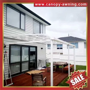 Alu pc Polycarbonate Aluminum Aluminium Metal Outdoor Terrace Balcony Gazebo Patio Canopy Canopies Cover Awning Shelter Kits thumbnail-2