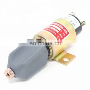 Original 1751-2467UIB1S5A SA-3933-24 SA-3766T-24 24V Stop Solenoid For Cummins 3864274 1751-24E7U1B1S5A thumbnail-1