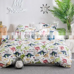Korean Queen King Size 3D 100% Polyester Printing Quilt Comforter Bedding Set Duvet Cover Set With Pillowcase thumbnail-3