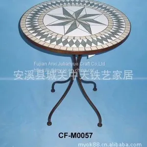 Outdoor Mosaic With Metal Table thumbnail-5
