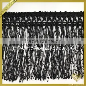 Silk Tassels With Braided Beautiful Curtain Tassel Fringe FT-010 thumbnail-4
