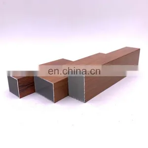 Shengxin Wood Grain Aluminum Tube 6063 T6 for Building and Decoration thumbnail-3