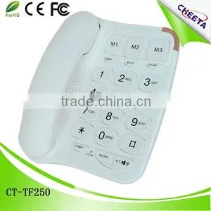 Twisted Pair Telephone Cable Seniors Big Button Telefone thumbnail-1