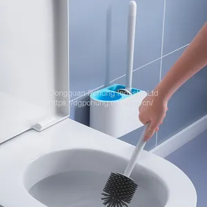 Toilet Brush Set All Corner Clean Toilet Brush Household Bathroom Bathtub Rack thumbnail-2