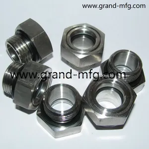 Stainless Steel 304 Liquid Water Flow Sight Glass Manufacturer NPT BSP Metric Thread thumbnail-1
