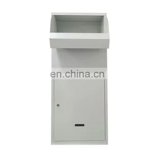 Product Factory Large Metal Apartment Waterproof Free Standing Standing Box With Security Lock Door Drop Box thumbnail-4
