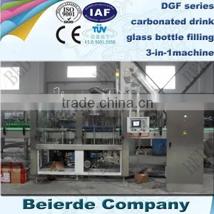3000 Bottles per Hour Glass Bottle Carbonated Drink Bottling Equipment thumbnail-1