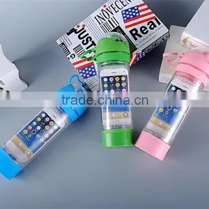 2 in 1 Plastic 480ml Water Bottle With Iphone Holder thumbnail-1