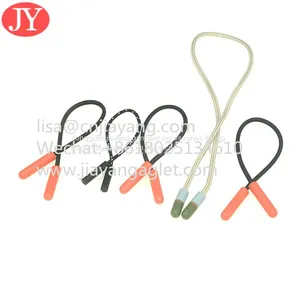 U Style Black Inject Zipper Pulls Rubber Plastic ZIP Tags Luggage Zipper Slider Cord Zipper Ends thumbnail-5