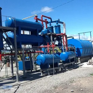 Batch Semi-automatic Pyrolysis Machine for Recycling Tire Plastic to Oil thumbnail-3