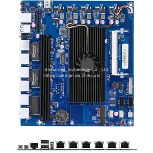 Embedded Intel Atom Processor D525 Motherboard w/ 6 Gigabit LAN for Network Router PC PfSense Firewall Gateway thumbnail-3