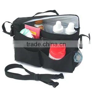 Quality Polyester Crib Diaper Bag Buggy Baby Diaper Bag Organizer Stroller Cooler thumbnail-4