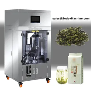 Automatic Tea Leaf Rice Coffee Salt Sugar Peaunt Granule Vacuum Premade Pouch Filling Packing Machine thumbnail-1