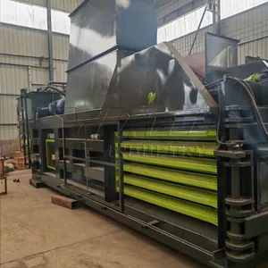 Commercial Waste Paper Carton Cardboard Waste Material Baling Machine thumbnail-2