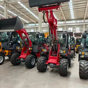 HZM China Popular Front End Loader 1 Ton HZM810 809 Compact Mini Wheel Loader thumbnail-2