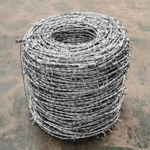 Low Price High Quality Barbed Wire Factory Direct Sell Popular High Quality Price Per Roll thumbnail-1