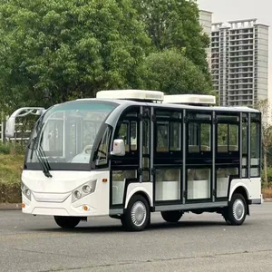 Source Products - 12-seater Electric Sightseeing Tour Bus - Enclosed Sightseeing Bus With Doors, Direct Sale From First-hand Source Manufacturers thumbnail-4