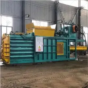120T 160T 200T Hydraulic Horizontal Baler Cartoon Box Paper Waste Clothes Balers thumbnail-3