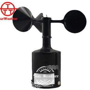 EC-9S 3 Cup Digital Anemometer RS485/4-20mA/0-5V Wind Speed Sensor For ABS High Precision Weather Monitoring Station Factory Price thumbnail-1
