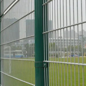 Hot Dipped Galvanized Double Wire Fence Anti Climb Twin Wire Mesh Panel thumbnail-4