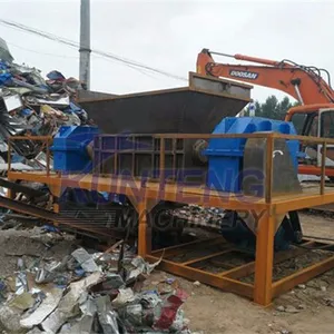 Industrial Dual Axis Cow Bone Animal Carcass Shredder Aluminum Shredding Equipment EPC thumbnail-2