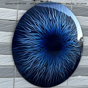 Reception Feature WallEmbossed Metal PatternHandmade Metal Wall Art thumbnail-2