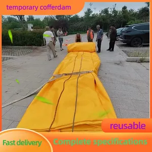 Foldable Soft Temporary Water Dam Easy Storage Mobile Water Blocking Barrier For Temporary Isolation thumbnail-3